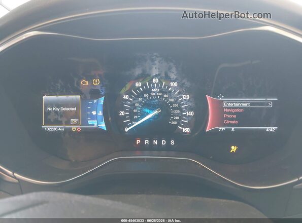 3FA6P0HD8GR237977 2016 FORD FUSION Gray უკანა სავარძლების ხედი