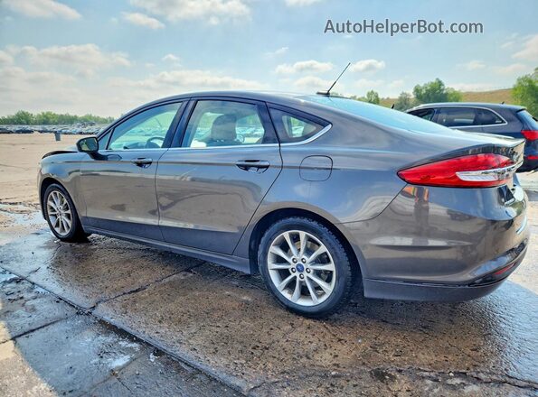 3FA6P0HD8HR123771 2017 FORD FUSION Gray Rear left