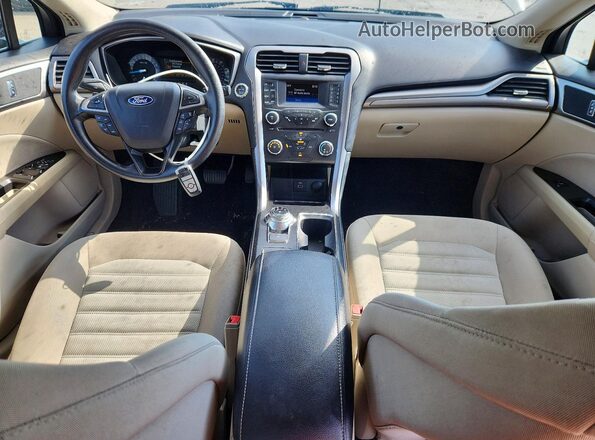 3FA6P0HD8HR123771 2017 FORD FUSION Gray Dashboard view