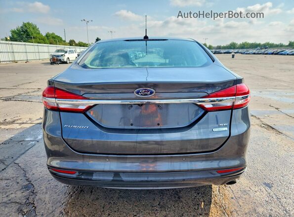 3FA6P0HD8HR123771 2017 FORD FUSION Gray Rear view