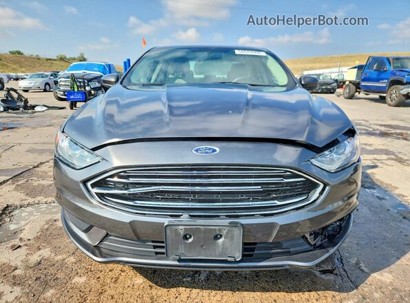3FA6P0HD8HR123771 2017 FORD FUSION Gray Front view