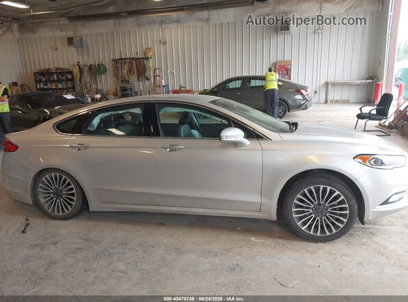 3FA6P0HD8HR396287 2017 FORD FUSION Silver უკანა სალონის ხედი