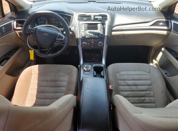 3FA6P0HD8JR125901 2018 FORD FUSION Черный Вид панели приборов