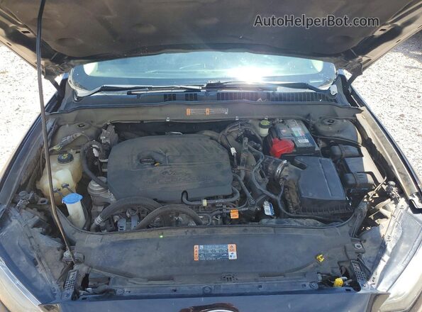 3FA6P0HD8JR125901 2018 FORD FUSION Черный Вид задней части салона