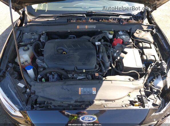 3FA6P0HD8JR152922 2018 FORD FUSION Black უკანა ხედი
