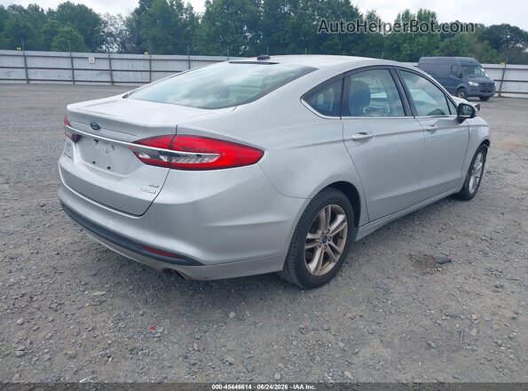 3FA6P0HD8JR154461 2018 FORD FUSION Silver Tył prawy