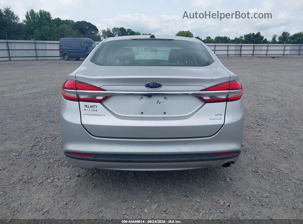 3FA6P0HD8JR154461 2018 FORD FUSION Silver 