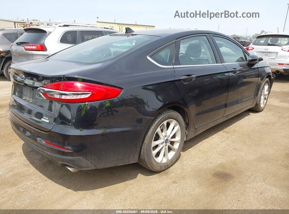 3FA6P0HD8LR108633 2020 FORD FUSION Black Trasero derecho