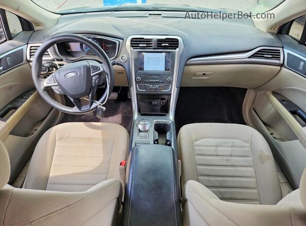 3FA6P0HD8LR230893 2020 FORD FUSION Gray Dashboard view