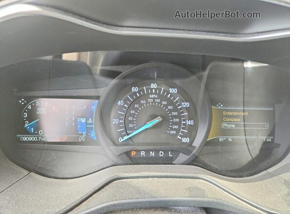 3FA6P0HD8LR230893 2020 FORD FUSION Gray Instrument cluster view