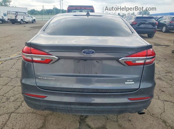 3FA6P0HD8LR231056 2020 FORD FUSION Серый Вид сзади