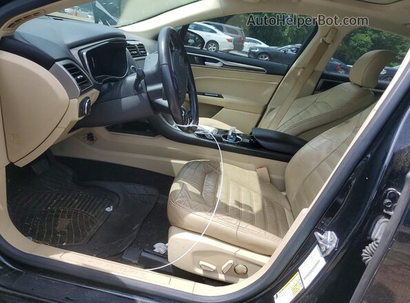 3FA6P0HD9GR274181 2016 FORD FUSION Черный Вид салона спереди