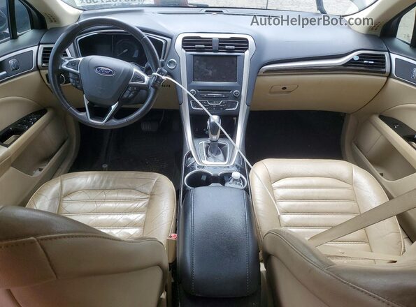 3FA6P0HD9GR274181 2016 FORD FUSION Черный Вид панели приборов