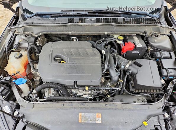 3FA6P0HD9GR310502 2016 FORD FUSION Gray Rear interior view