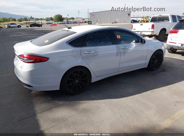 3FA6P0HD9HR132818 2017 FORD FUSION Белый Задняя правая четверть