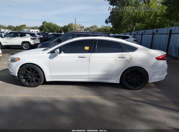 3FA6P0HD9HR132818 2017 FORD FUSION Белый Вид задней части салона