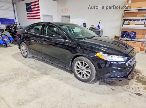 3FA6P0HD9HR333232 2017 FORD FUSION Black Առջևի աջ