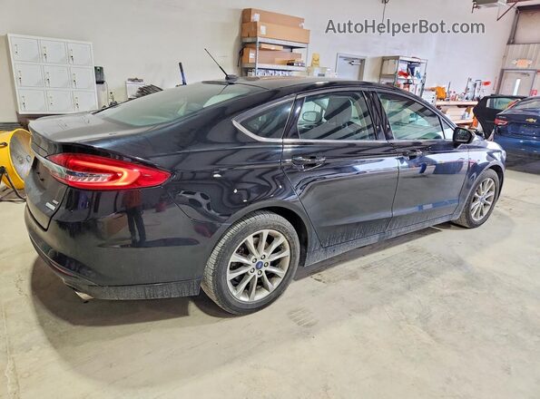 3FA6P0HD9HR333232 2017 FORD FUSION Black Հետևի աջ