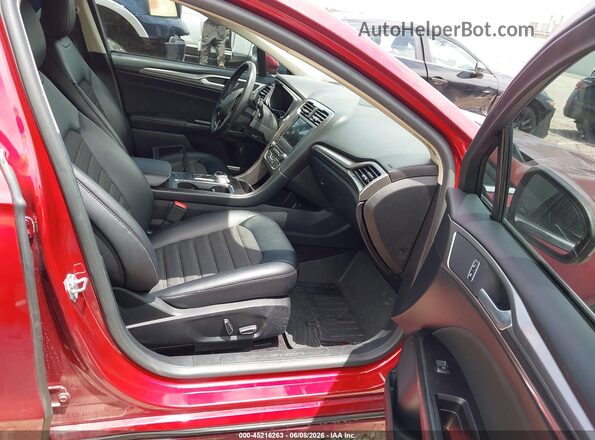 3FA6P0HD9HR353447 2017 FORD FUSION Red Front interior view