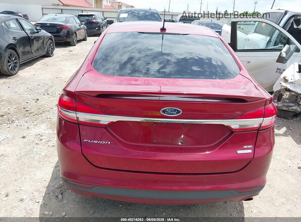3FA6P0HD9HR353447 2017 FORD FUSION Red 