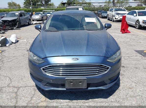 3FA6P0HD9JR154565 2018 FORD FUSION Blue Vista del cuadro de instrumentos