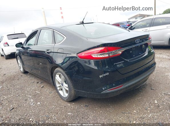 3FA6P0HD9JR179997 2018 FORD FUSION Black Rear left