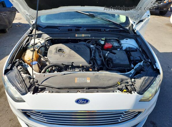 3FA6P0HD9JR184777 2018 FORD FUSION Белый Вид задней части салона