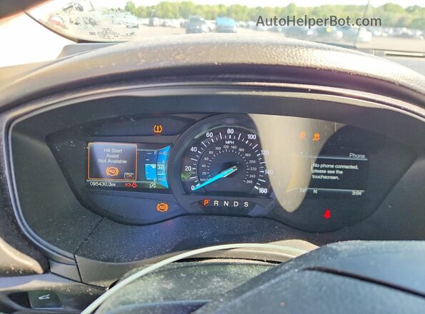3FA6P0HD9JR184777 2018 FORD FUSION Белый Вид щитка приборов