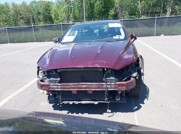 3FA6P0HD9JR192894 2018 FORD FUSION Burgundy Սարքավորումների վահանակի տեսք