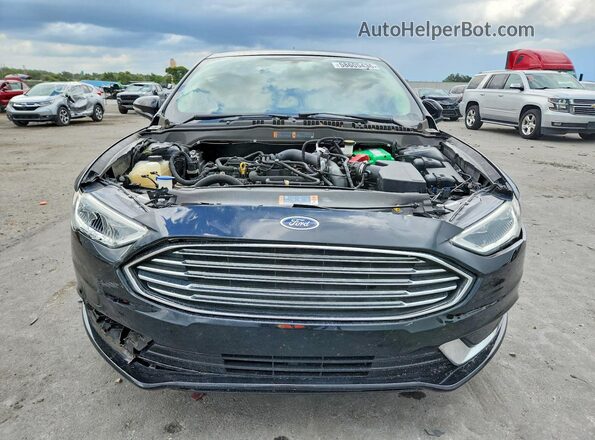3FA6P0HD9JR203148 2018 FORD FUSION Black წინა ხედი