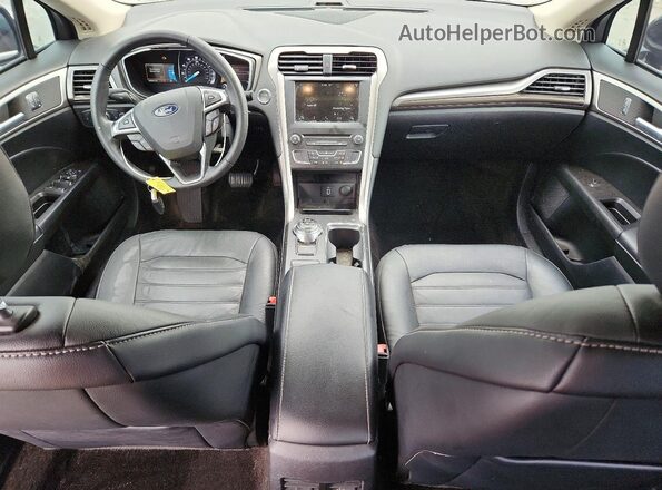 3FA6P0HD9JR203148 2018 FORD FUSION Black წინა პანელის ხედი