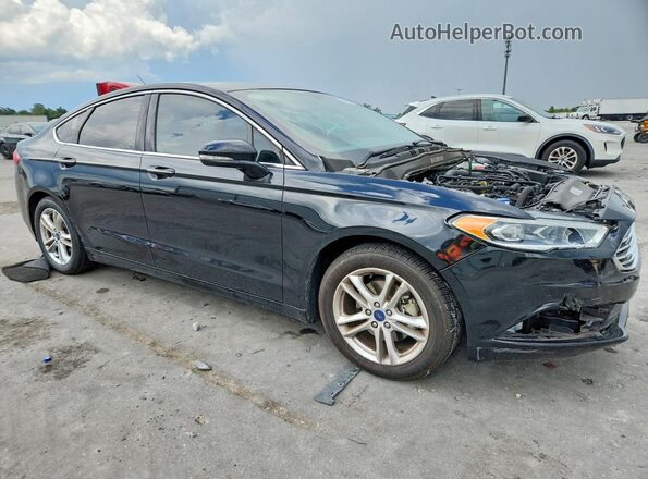 3FA6P0HD9JR203148 2018 FORD FUSION Black წინა მარჯვენა
