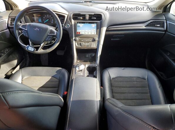 3FA6P0HD9JR222797 2018 FORD FUSION Burgundy Widok deski rozdzielczej