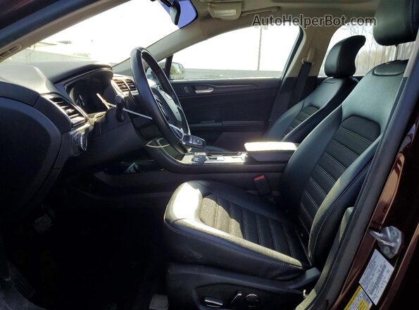 3FA6P0HD9JR222797 2018 FORD FUSION Burgundy Widok wnętrza z przodu