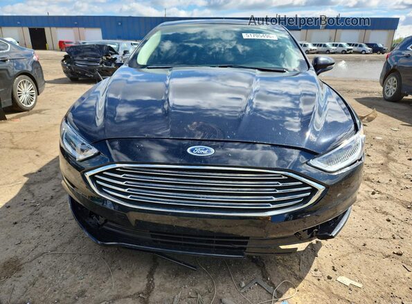 3FA6P0HD9JR255041 2018 FORD FUSION Black Front view