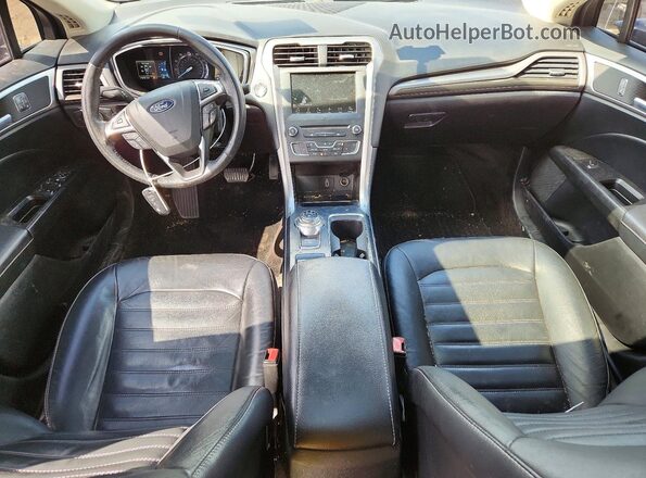 3FA6P0HD9JR255041 2018 FORD FUSION Black Dashboard view