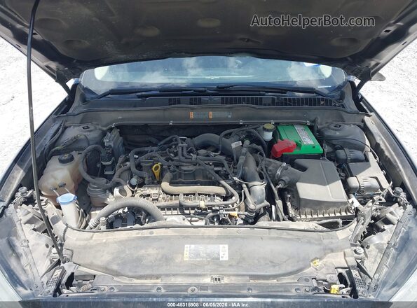 3FA6P0HD9JR260160 2018 FORD FUSION Black უკანა ხედი