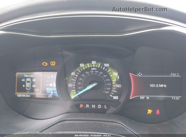3FA6P0HD9LR105126 2020 FORD FUSION Silver Widok tylnych siedzeń