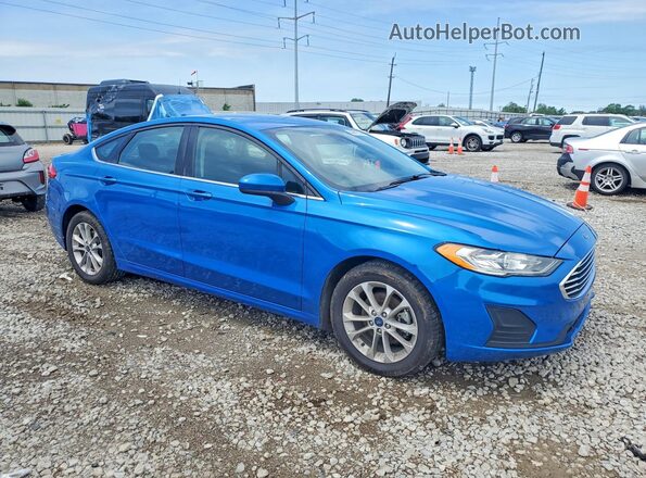 3FA6P0HD9LR195362 2020 FORD FUSION Blue Առջևի աջ