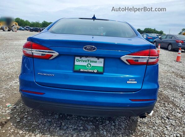 3FA6P0HD9LR195362 2020 FORD FUSION Blue Հետևի տեսք
