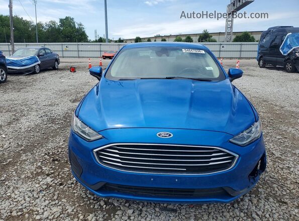 3FA6P0HD9LR195362 2020 FORD FUSION Blue Դիմացի տեսք