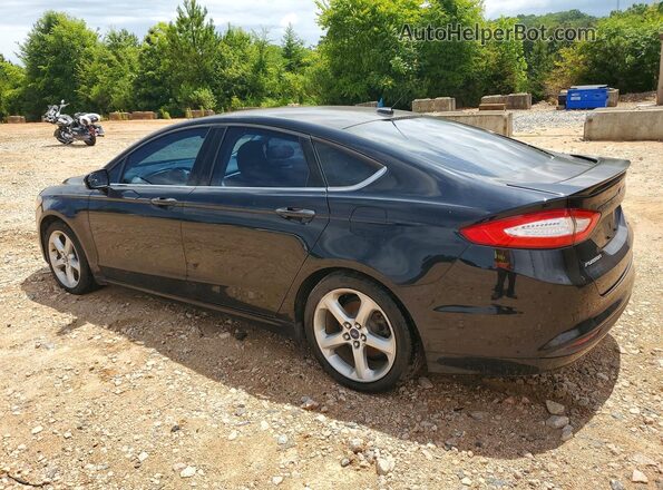 3FA6P0HDXGR148153 2016 FORD FUSION Black Rear left