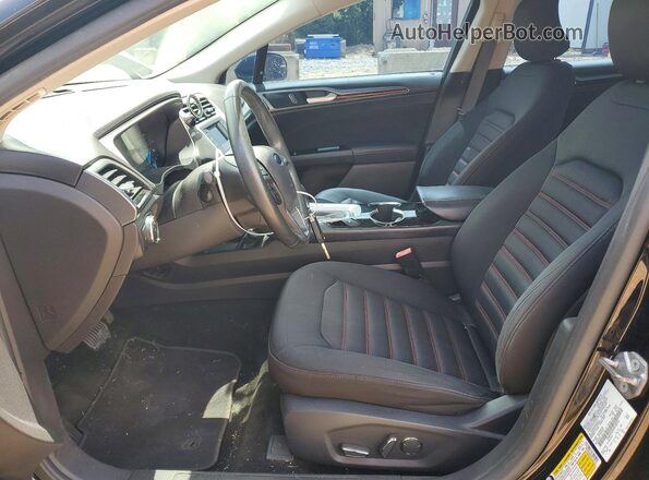 3FA6P0HDXGR148153 2016 FORD FUSION Black Front interior view