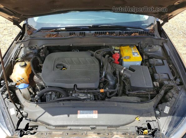 3FA6P0HDXGR148153 2016 FORD FUSION Black Rear interior view