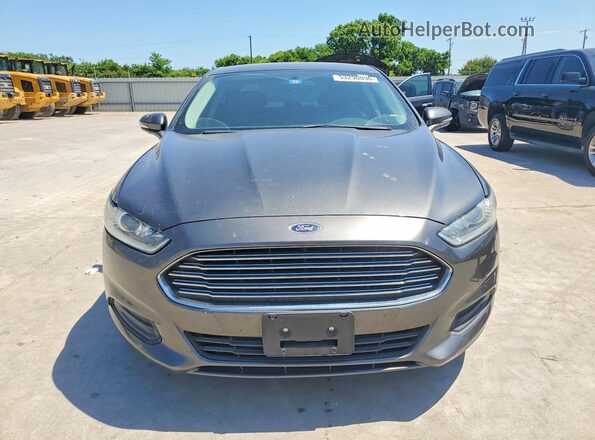 3FA6P0HDXGR279082 2016 FORD FUSION Gray Դիմացի տեսք