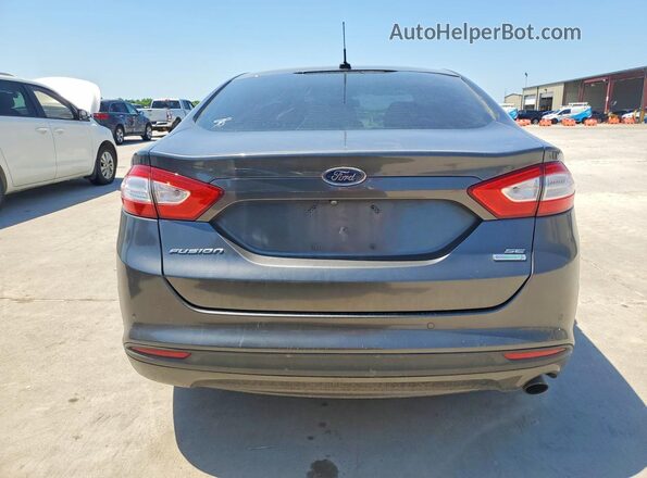 3FA6P0HDXGR279082 2016 FORD FUSION Gray Հետևի տեսք