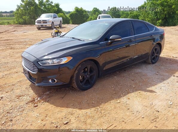 3FA6P0HDXGR314817 2016 FORD FUSION Black Front left