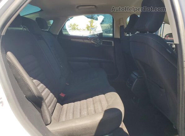 3FA6P0HDXJR205250 2018 FORD FUSION White უკანა სავარძლების ხედი