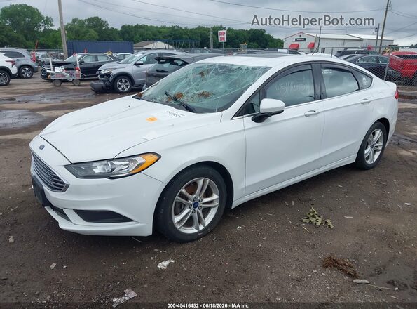 3FA6P0HDXJR223344 2018 FORD FUSION White Front left