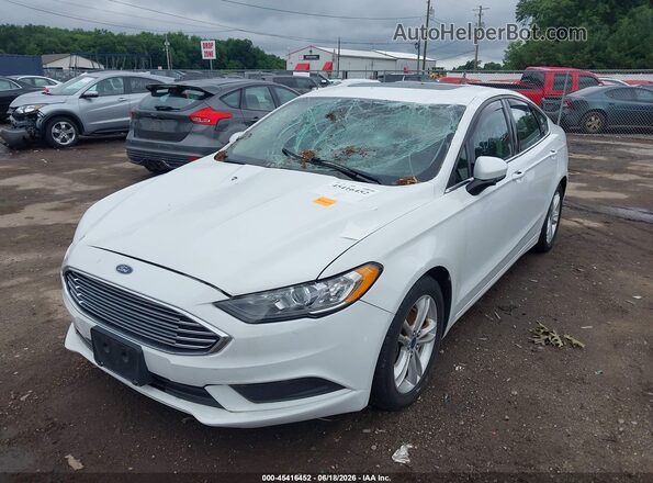 3FA6P0HDXJR223344 2018 FORD FUSION White Front view